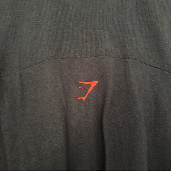 Gymshark sleeveless athletic tank top gym workout black orange Athleisure active - Picture 5 of 9